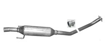 Center silencer exhaust system