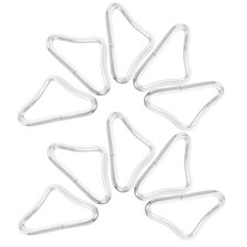  10 Pcs Trampoline Accessories Replacement Triangle Buckle Professional Rings