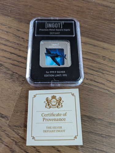 Raf defiant silver - silver, square