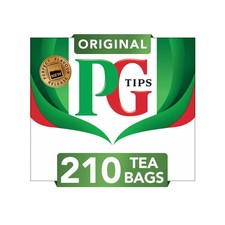 PG Tips Original Black Tea - Biodegradable Tea Bags 210 Pack