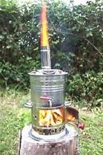 PICNIC CHARCOAL SAMOVAR BOAT
