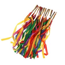 12Pcs Rainbow Dance Ribbons