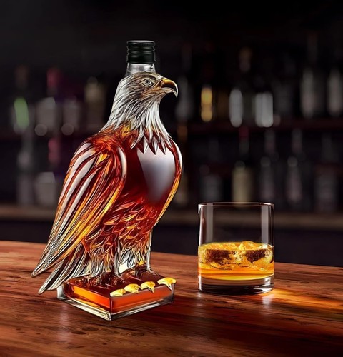 Whiskey eagle bottle creative - whiskey,
