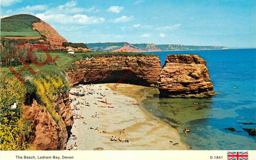 Picture postcard ladram bay - postcard:;ladram,