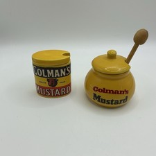COLEMAN’S MUSTARD POTS X 2
