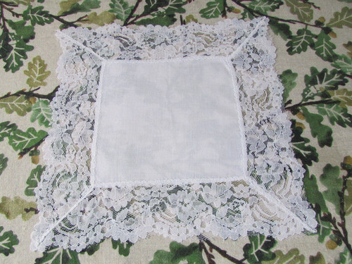 Quality vintage handkerchief - vintage,