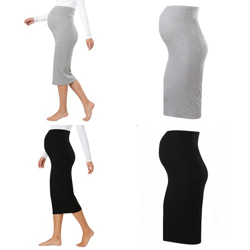 Maternity midi skirt elegant - skirt,