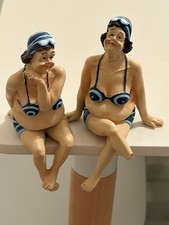 2 x Beach Fat Ladies Resin