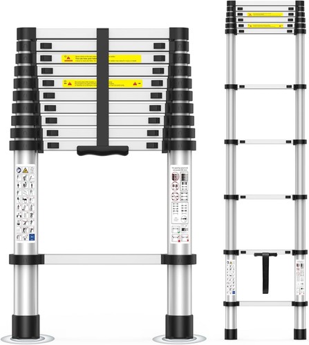 Telescoping extension ladder - extension,