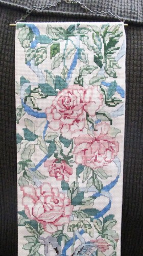 Completed cross stitch bell - completed,