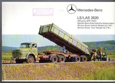 Mercedes-Benz LS LAS 2620 Tractor Unit 1966-67 UK Market Foldout Sales Brochure 