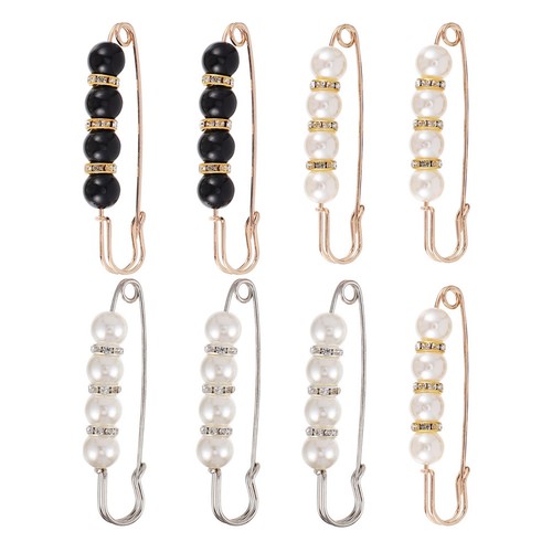 Delicate pearl broochs clips - pearl,