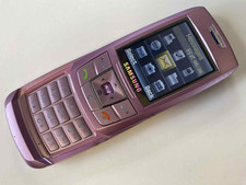 Samsung E250 Mobile Phone UNLOCKED Slider Pink SGH-E250 Original Fully Working