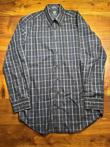 Viyella mens blue - plaid, long