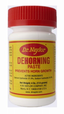 Livestock dehorning paste - dehorning,