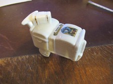 Morecambe crested ware china railway porter's luggage trolley