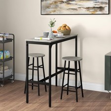 HOMCOM 3 Piece Bar Table Set