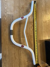 White Powder Coated V Bars Old School BMX Original 80’s