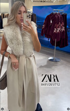ZARA BNWT 2025. ECRU WOOL FAUX