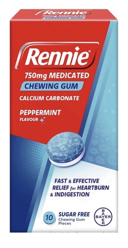 Rennie 750mg medicated - 750mg,