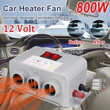 Electric Car Heater DC 12V Heating Fan Defogger Defroster Demister Portable 800W