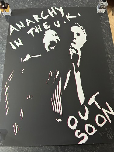 Jamie reid signed sex pistols - jamie,