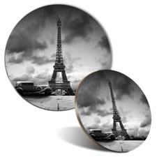 Mouse Mat & Coaster Set - BW -