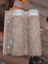 Concrete Marley Bold Roll Roof Tile Roofing Tiles Orange Vgc