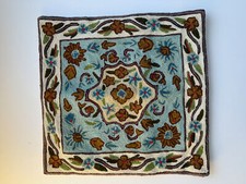 wool Crewel embroidered Pillow