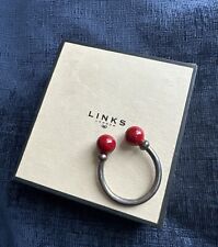 links of london sterling silver enamel keyring