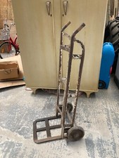 Vintage Old Heavy Metal Sack Barrow Trolley