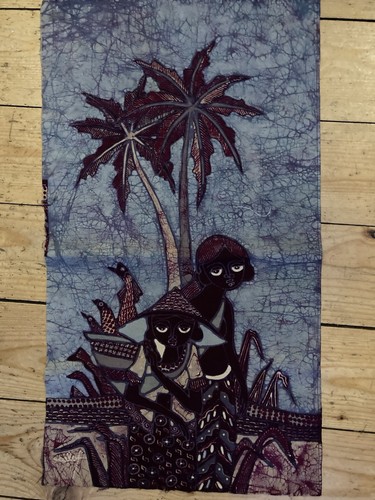 Indonesian batik blue - indonesian,