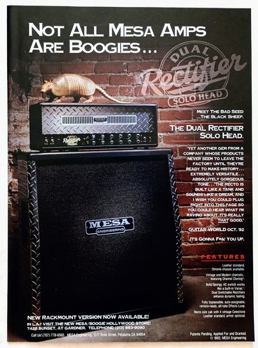 Mesa boogie dual - /boogie~dual, rectifier