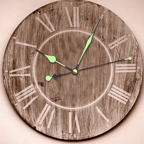 Sets backwards clock wall - 10,