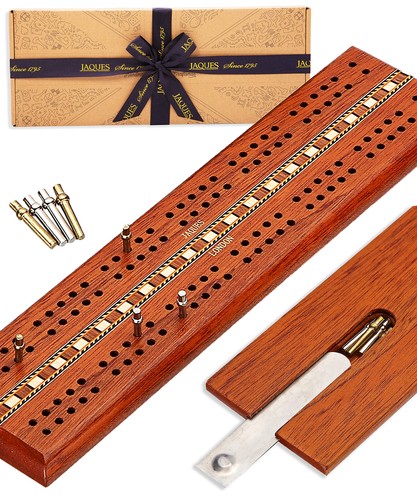 Cribbage board luxury mahogany - cribbage,