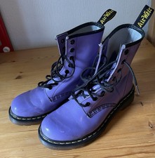 Dr. Martens Women's Purple Leather