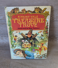 VINTAGE CHILDRENS BOOK A FAIRYTALE TREASURY TROVE JOHN PATIENCE  - USED GOOD