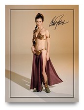 Carrie Fisher Signed Star Trek
