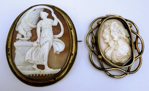 Victorian cameo brooch - victorian, antique