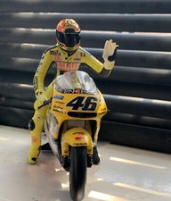 Valentino Rossi Le Mans Rider and bike