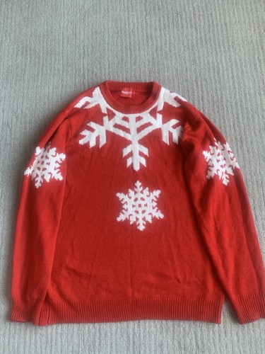 Ski jumper red with - ,