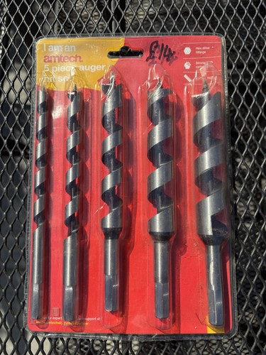 Tech piece auger bit set - piece,