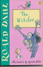 Artist Quentin Blake Hand Signed Roald Dahl Book The Witches Original Autograph