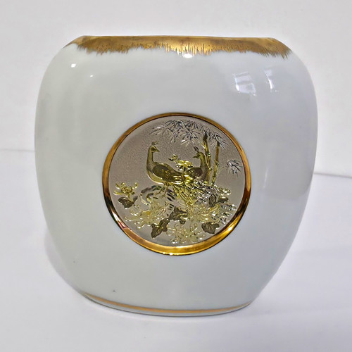 Japanese porcelain chokin vase - japanese,