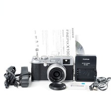 Fujifilm X100 FinePix X Series 12.3MP Silver Digital Camera [Exc+++] #13965