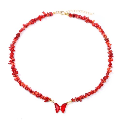 Trendy crystal necklace - trendy,