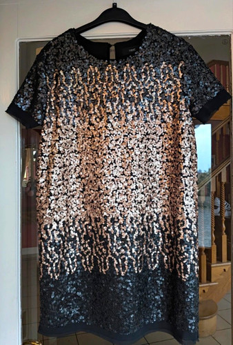 Next black gold - black/gold, sequin
