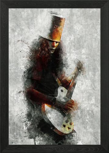 Buckethead framed wall art - framed,