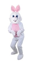 Adult’s Unisex Easter Bunny Rabbit Mascot Fancy Dress Costume Christmas Animal