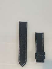 Genuine OEM Bremont 22mm Black Calf Leather Watch Strap RRP £175
